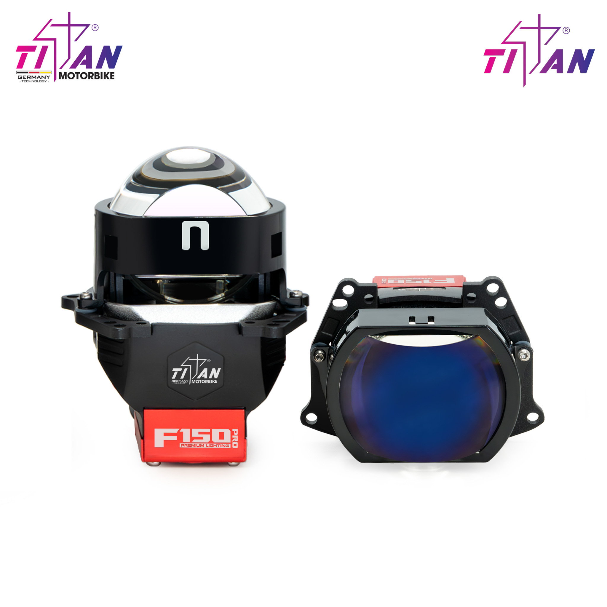 BI LED TITAN MOTO F150 PRO SQUARE