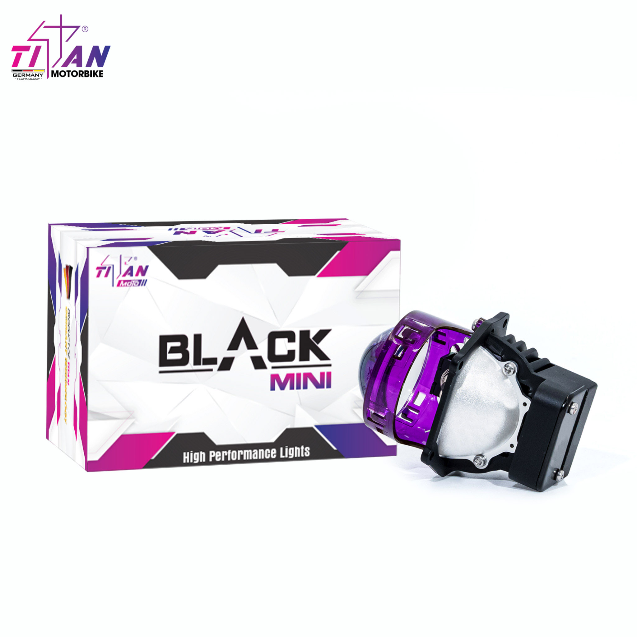 BI LED TITAN MOTO BLACK MINI 2.0 INCH