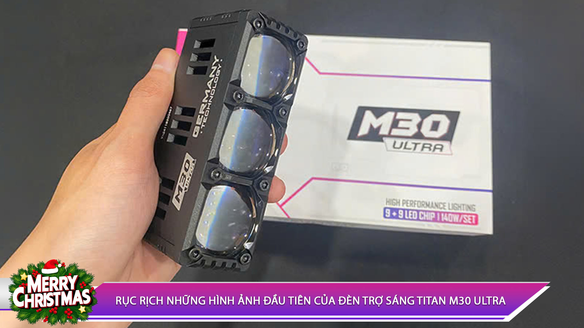 RỤC RỊCH NHỮNG HÌNH ẢNH ĐẦU TIÊN CỦA ĐÈN TRỢ SÁNG TITAN M30 ULTRA